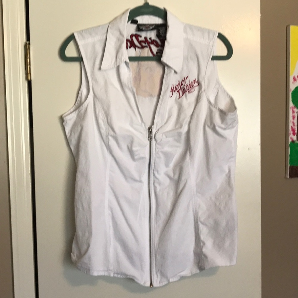 Harley Davidson sleeveless top